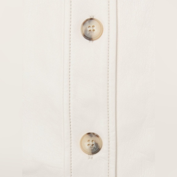 NWT Wilfred Autumn Shirt Jacket Vegan Leather colour Birch size L - Picture 8 of 12